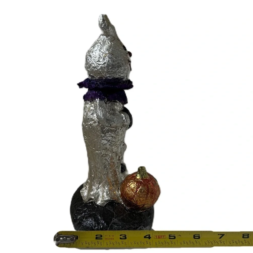 Halloween Ghost Foil Figurine and Pumpkins  Vintage Decor - Picture 13 of 15